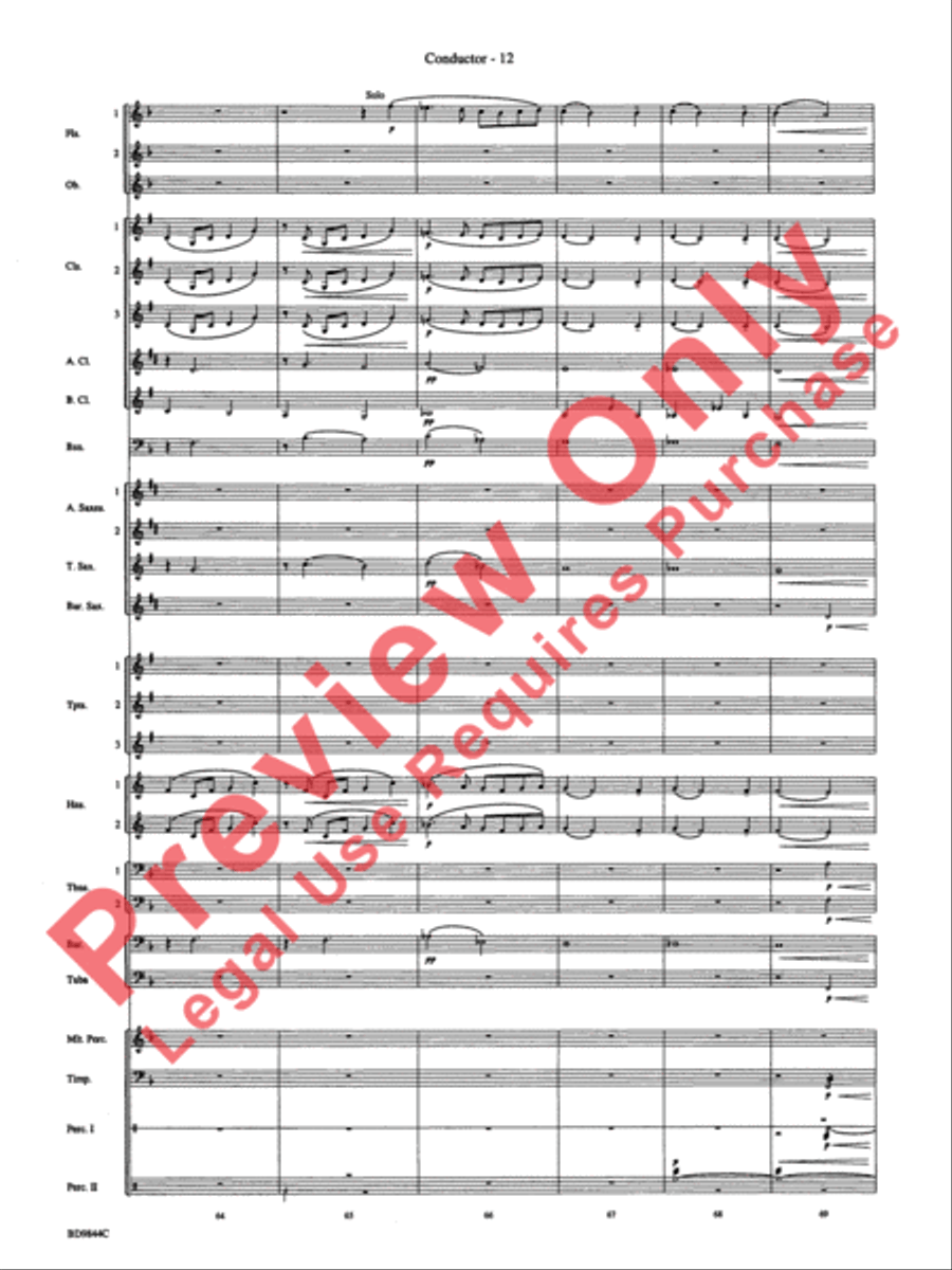 Alliance Alliance Concert Band scores gallery preview page 15
