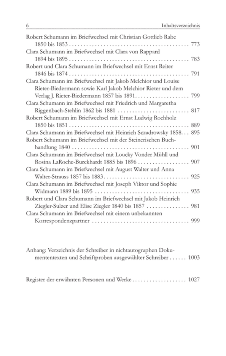 Schumann Briefedition: Briefwechsel mit Theodor Kirchner, Alfred Volkland und anderen Korrespondenten in der Schweiz