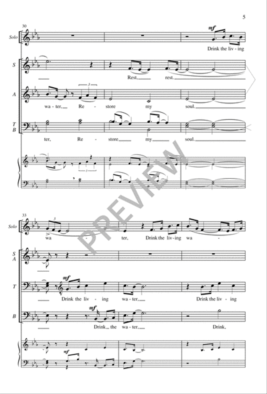Take Me to the Water Choir scores gallery preview page 6