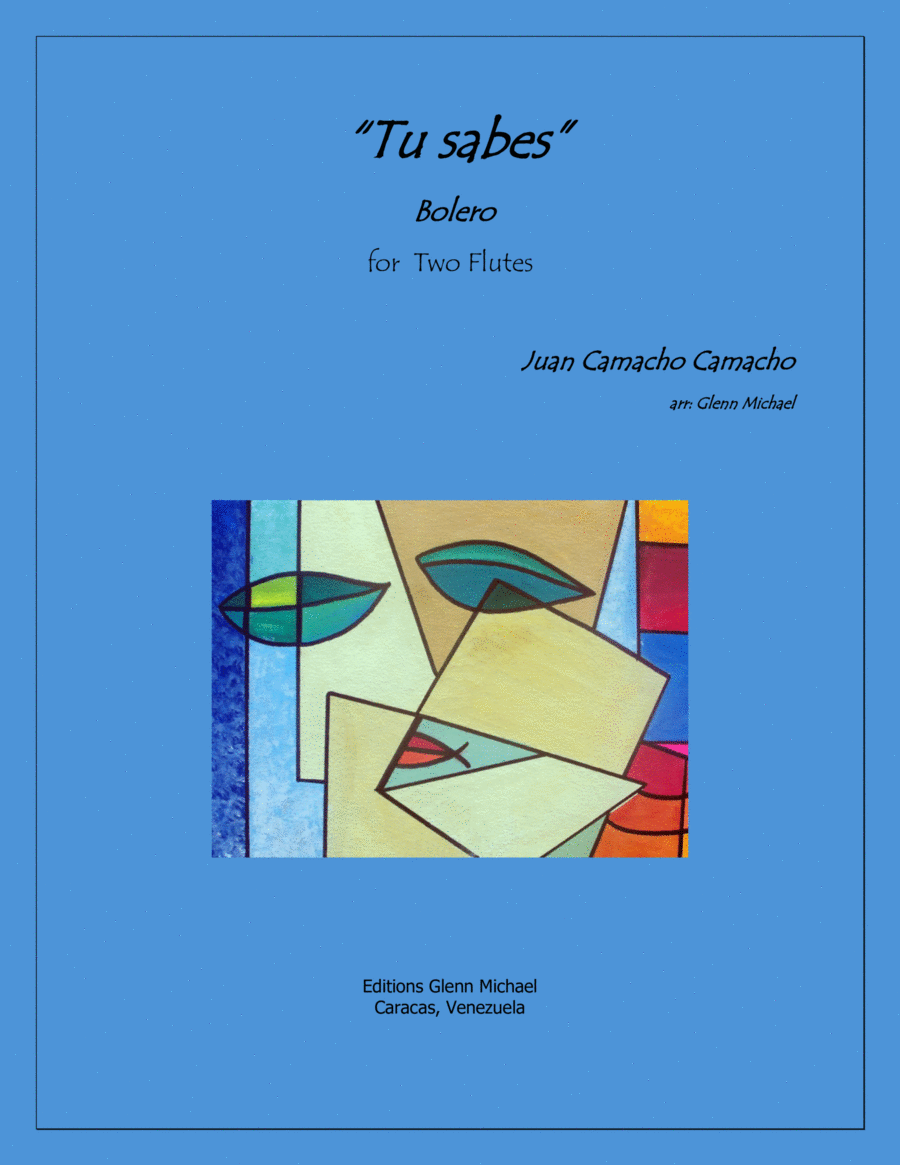 Book cover for Bolero Venezuelan "Tu Sabes" for Two Flutes