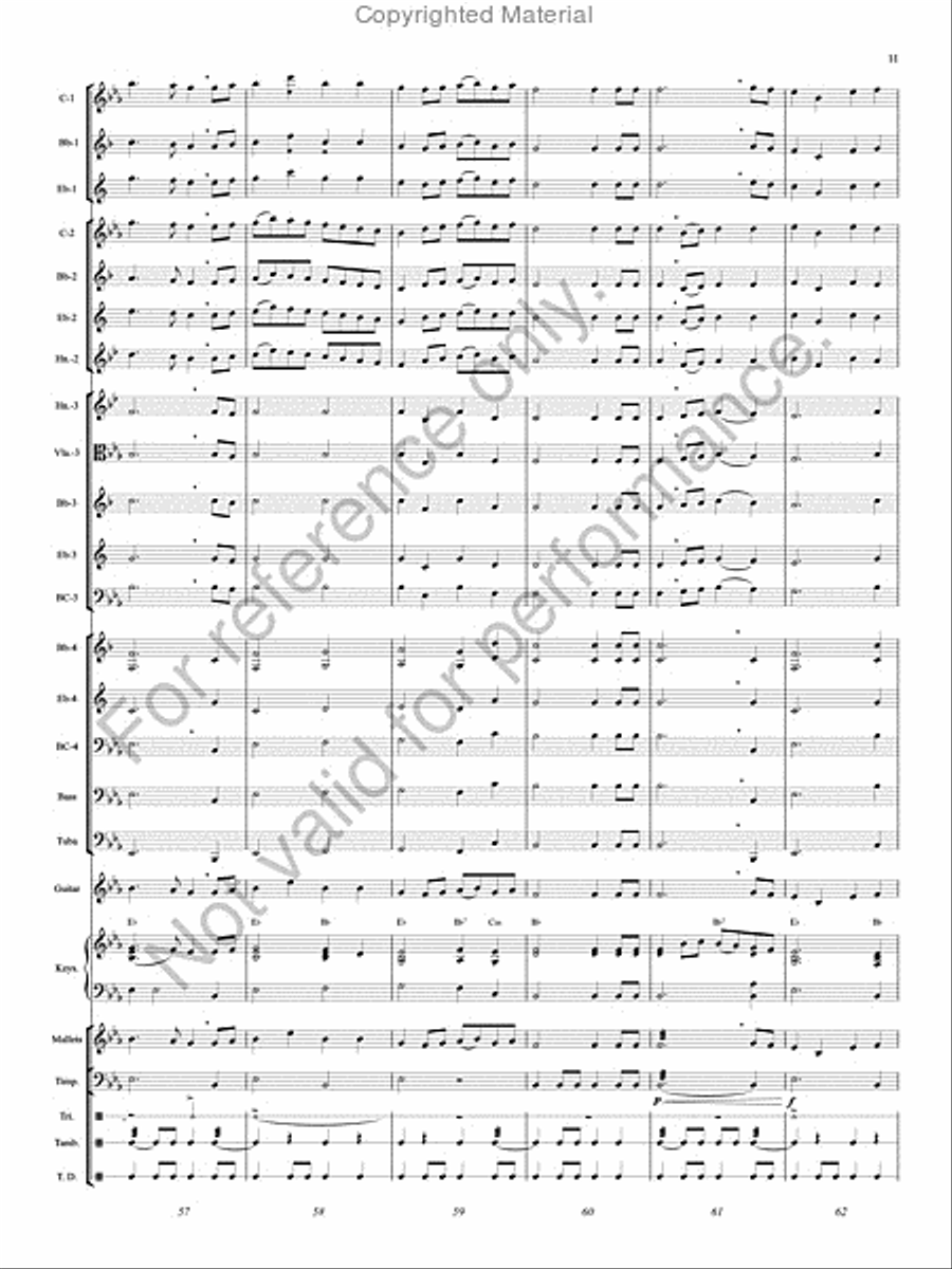 Rondeau Rondeau Concert Band scores gallery preview page 12