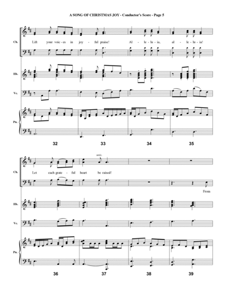 A Song of Christmas Joy (arr. Jon Paige) - Full Score
