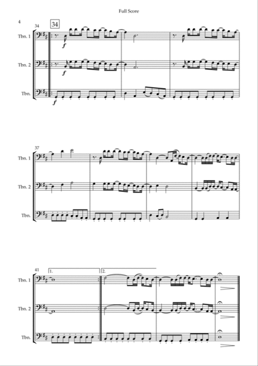 Goodness Of God Goodness Of God Brass Trio scores gallery preview page 4
