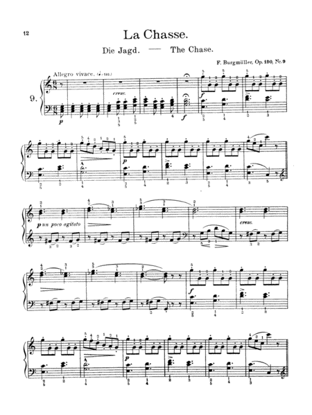 Burgmüller: Twenty-five Easy Etudes, Op. 100