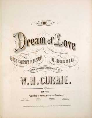 Book cover for The Dream of Love