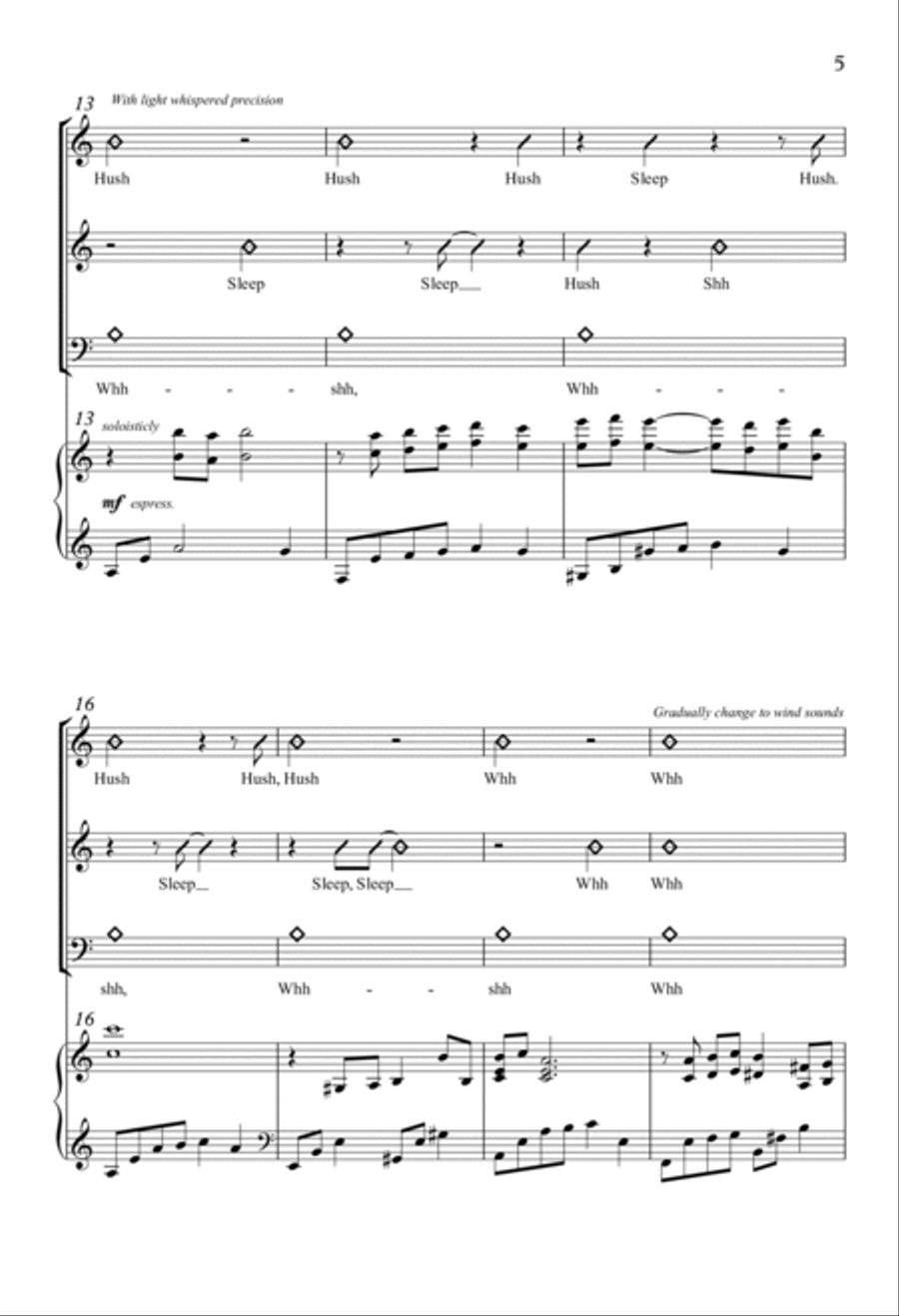 Slumber 3-Part scores gallery preview page 3