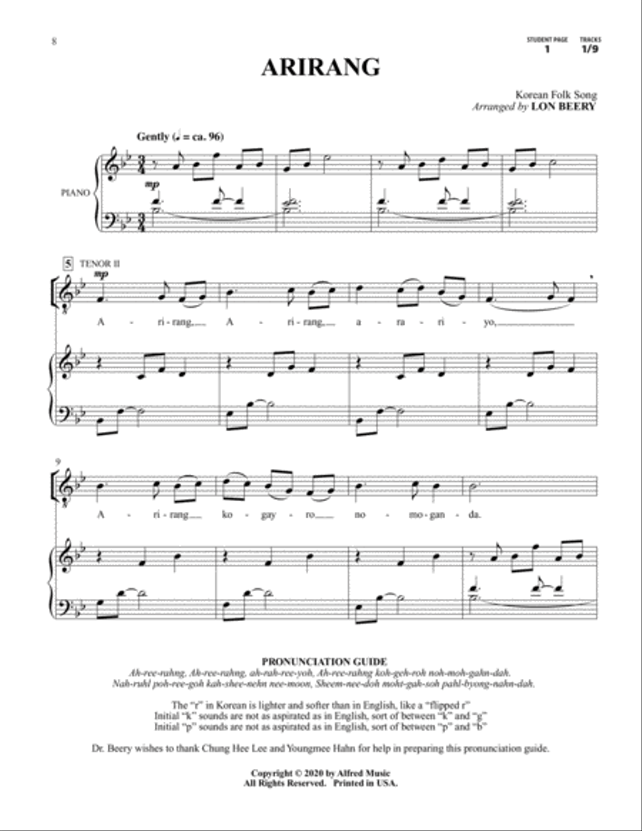 The Cambiata Collection Men's Choir scores gallery preview page 5