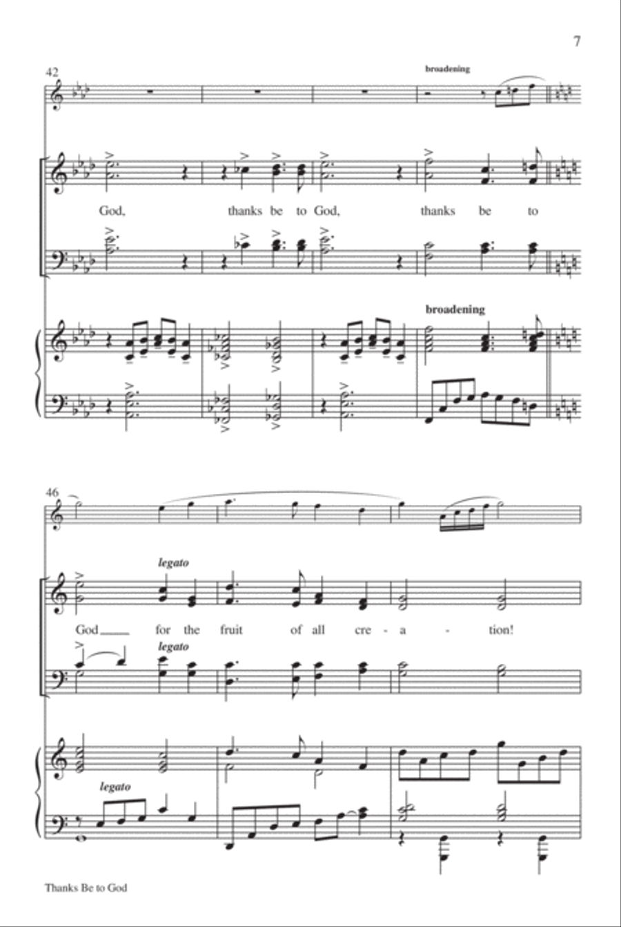 Thanks Be to God Thanks Be to God 4-Part scores gallery preview page 8