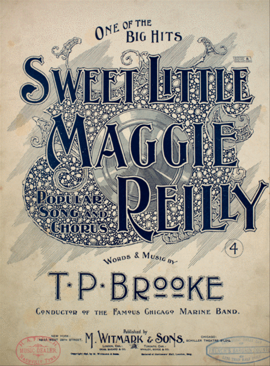 Sweet Little Maggie Reilly. Popular Song and Chorus Choir scores gallery preview page 1
