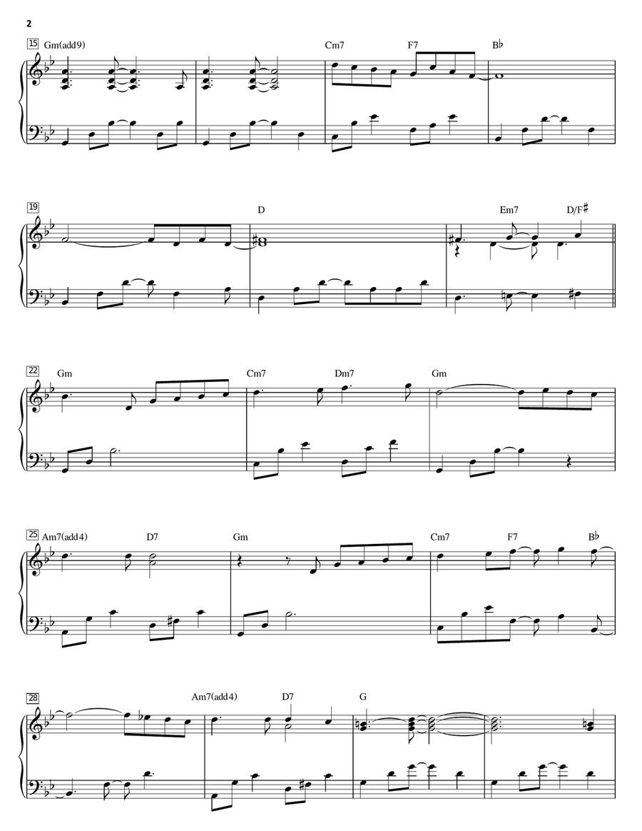 The Cradle Piano Solo scores gallery preview page 2
