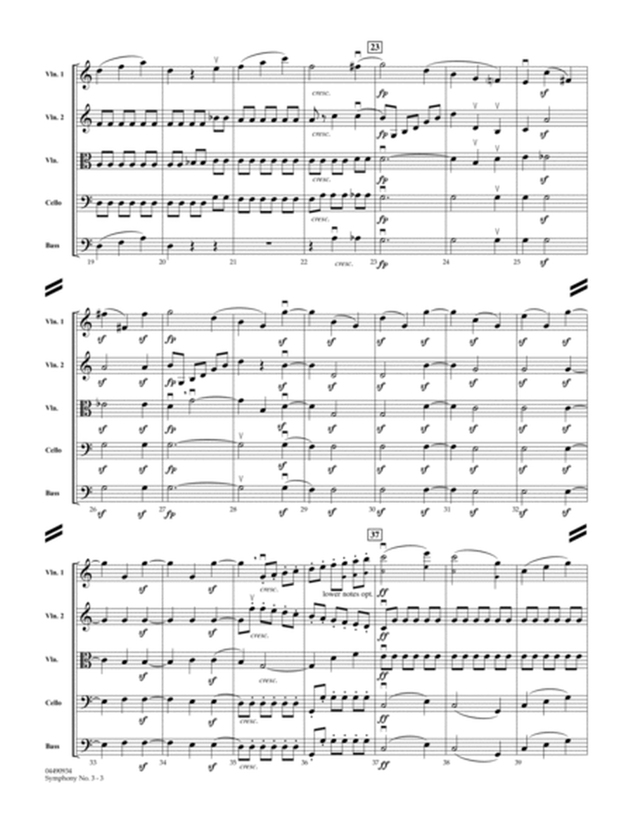 Symphony No. 3 ("Eroica" - Mvt. 1 Excerpts) - Full Score