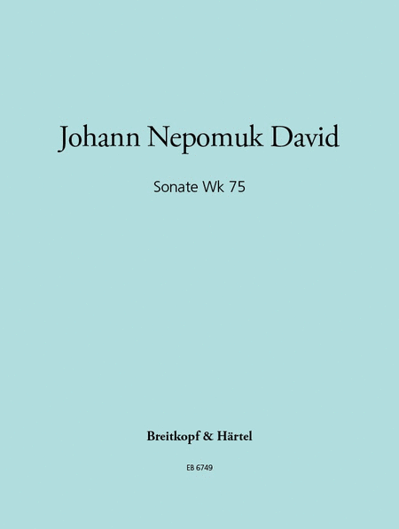 Sonata for Violin and Organ Werk 75