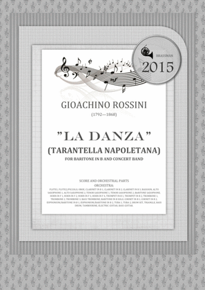 Book cover for La Danza (Tarantella Napoletana) - for Baritone in B and Concert Band