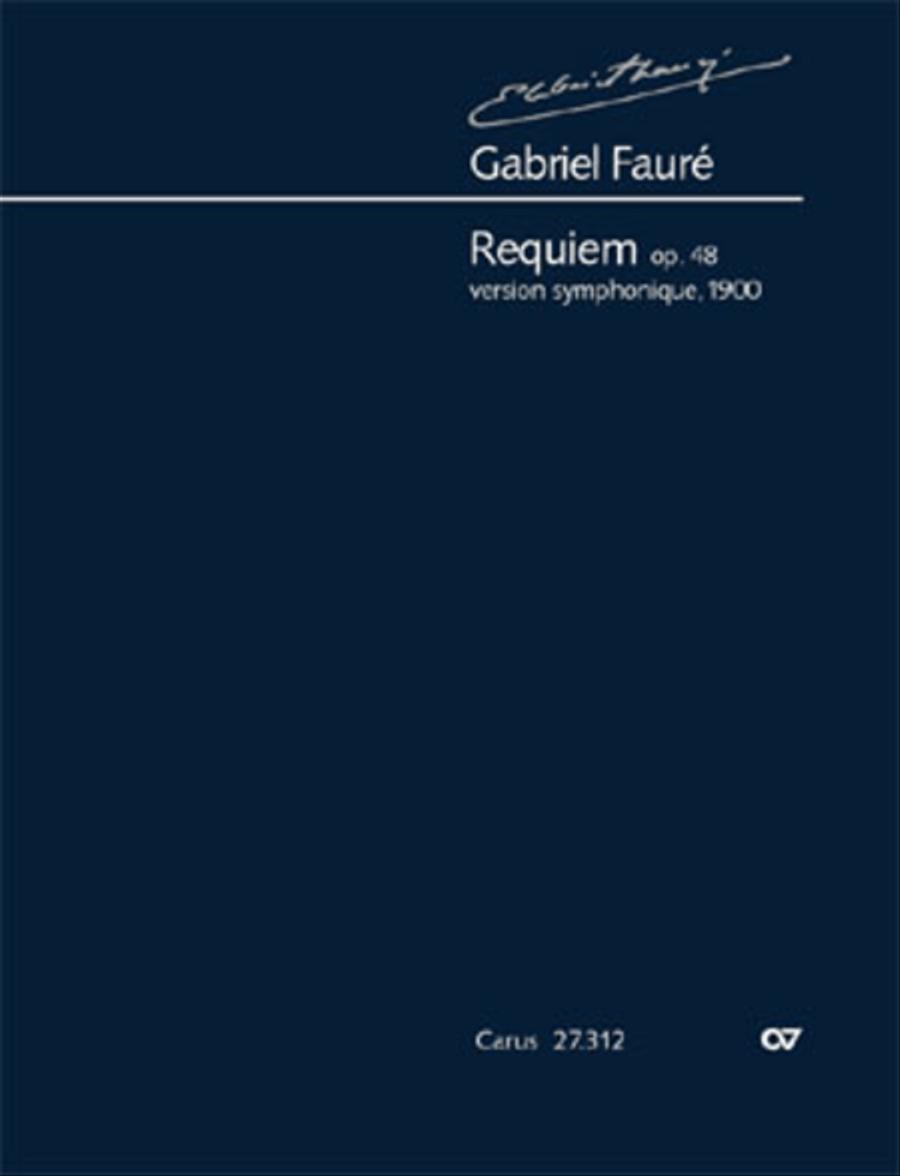 Requiem. Version for symphony orchestra (Requiem. Fassung fur Sinfonieorchester) 4-Part scores gallery preview page 1