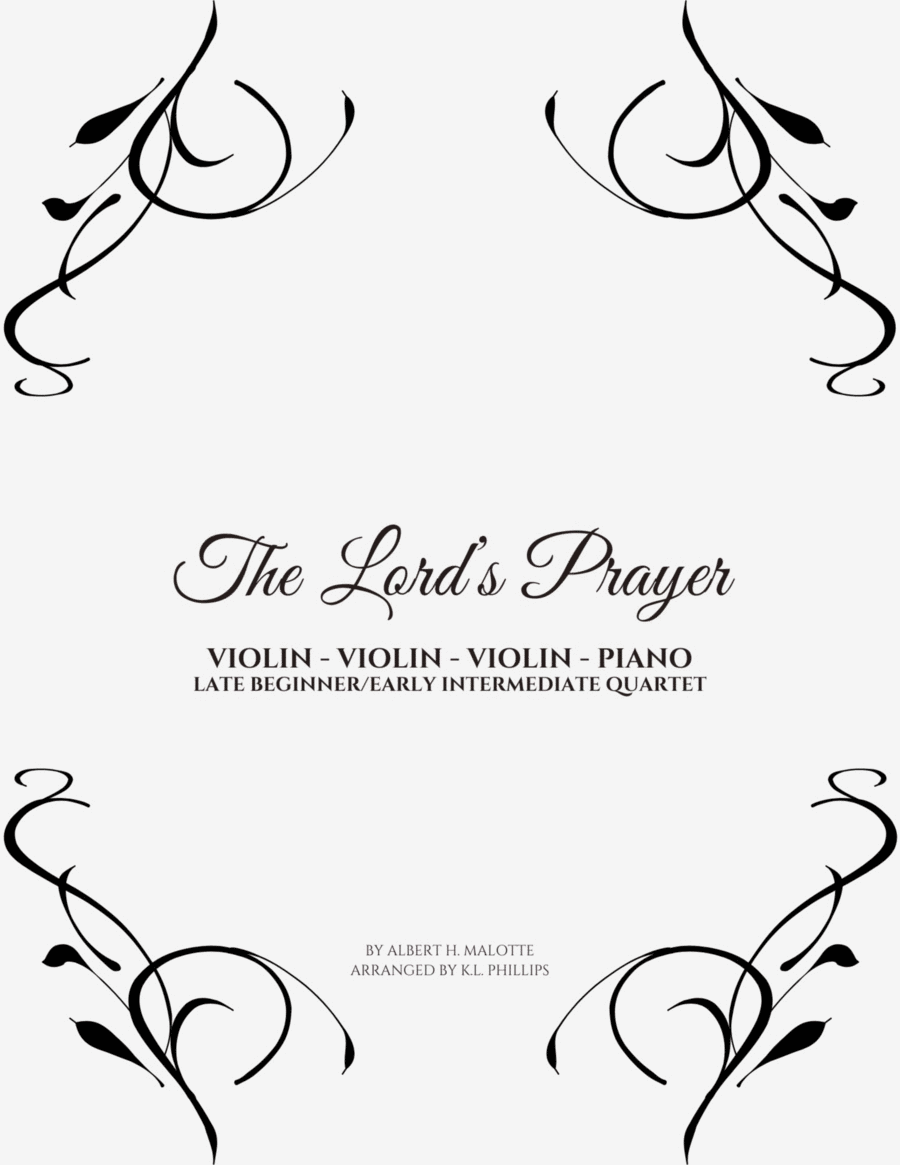 The Lord's Prayer The Lord's Prayer Violin Solo scores gallery preview page 1