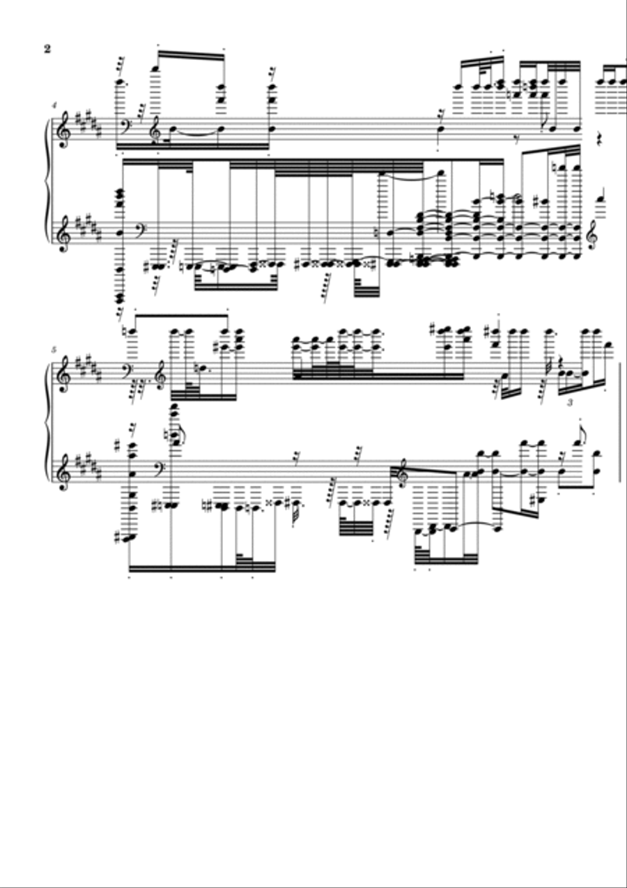 A Battle Between Life Easy Piano scores gallery preview page 2