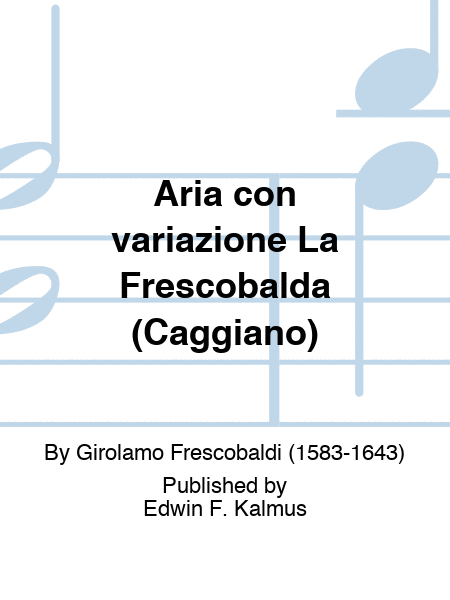 Aria con variazione La Frescobalda (Caggiano)