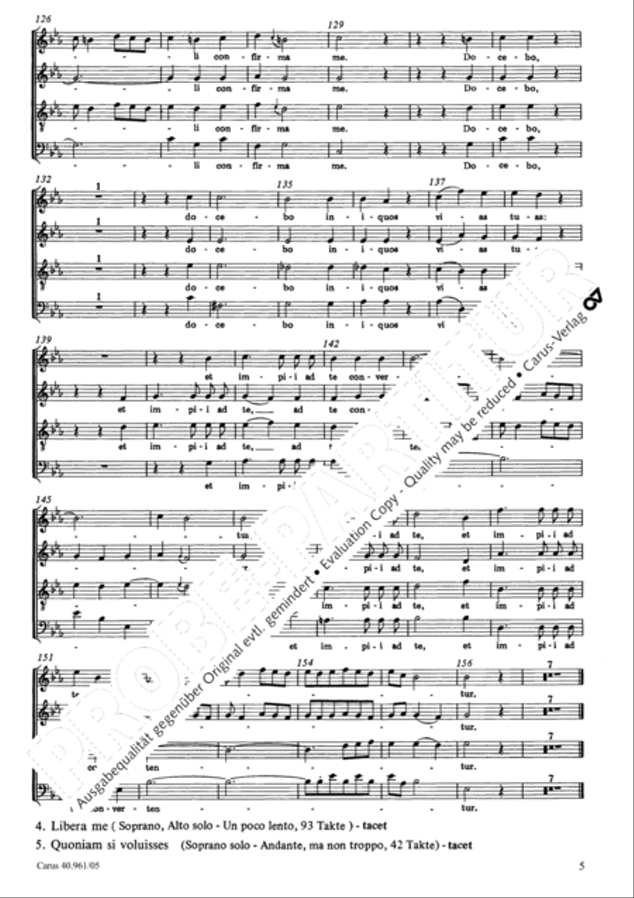Miserere in C minor Miserere in C minor 4-Part scores gallery preview page 6