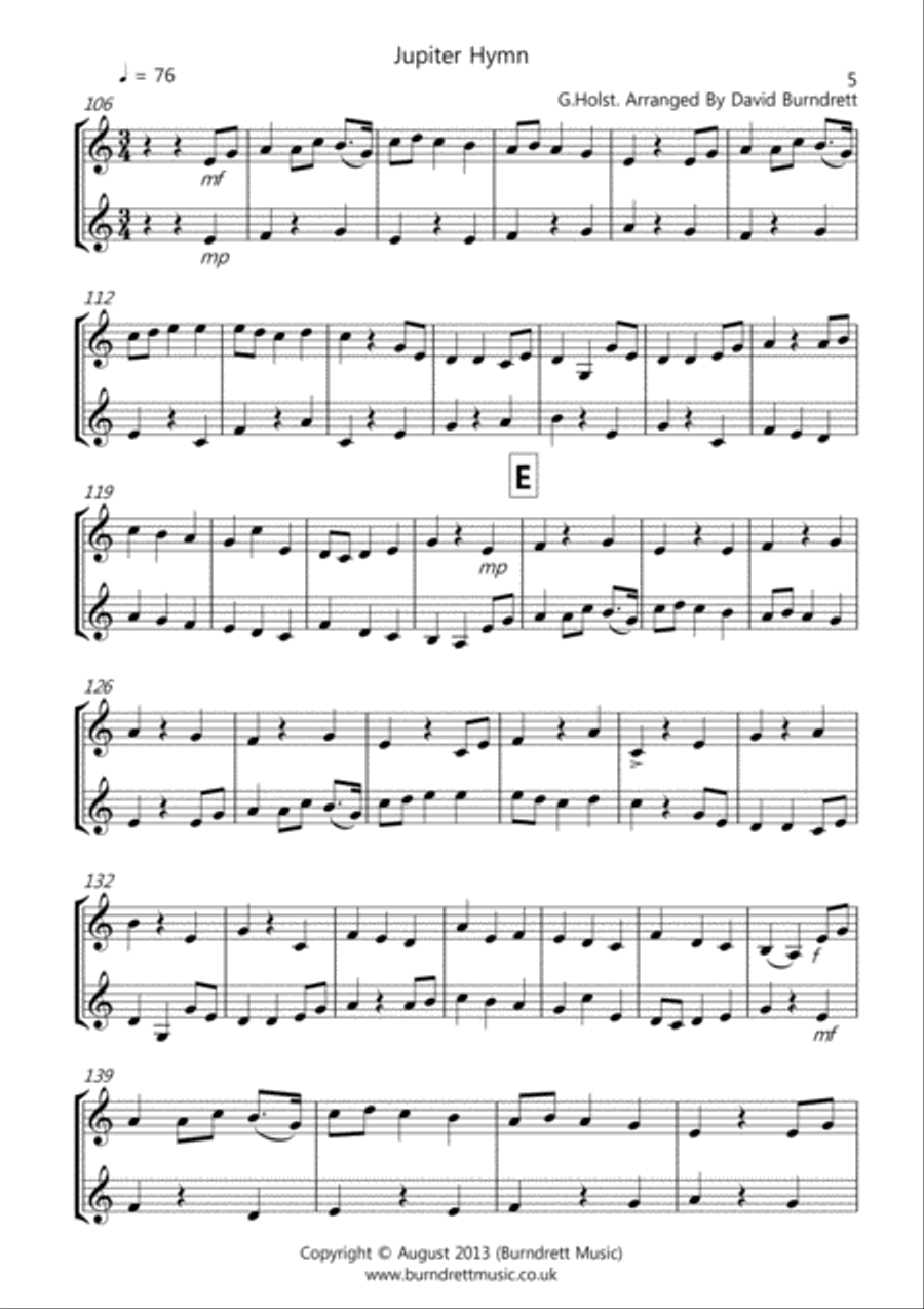 8 Duet for Trumpet in Bb Trumpet Duet scores gallery preview page 5
