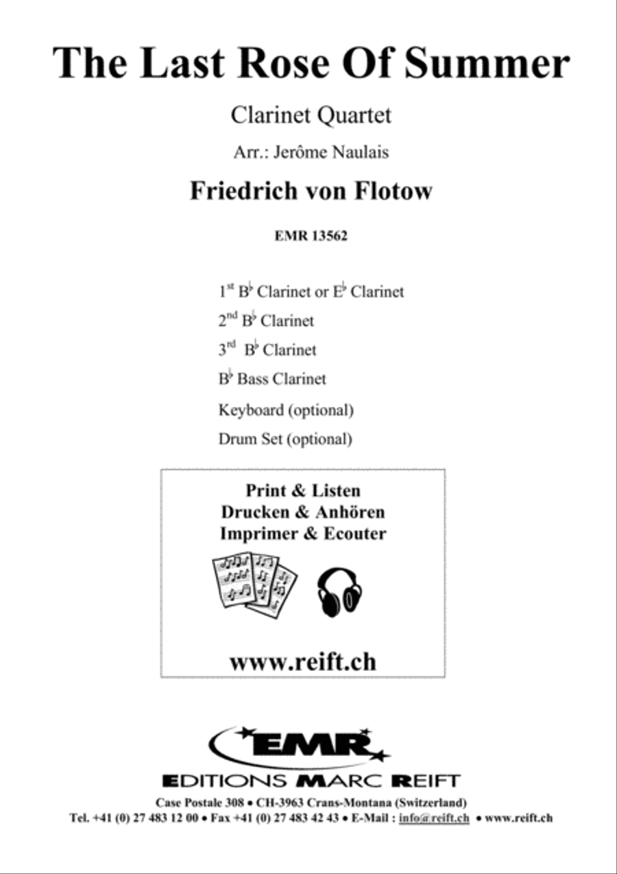 The Last Rose Of Summer The Last Rose Of Summer Clarinet scores gallery preview page 2