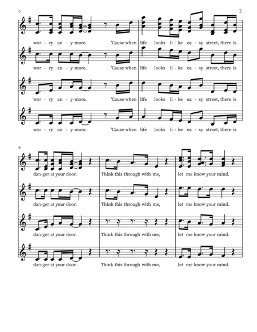 Uncle John's Band Uncle John's Band Alto Voice scores gallery preview page 2