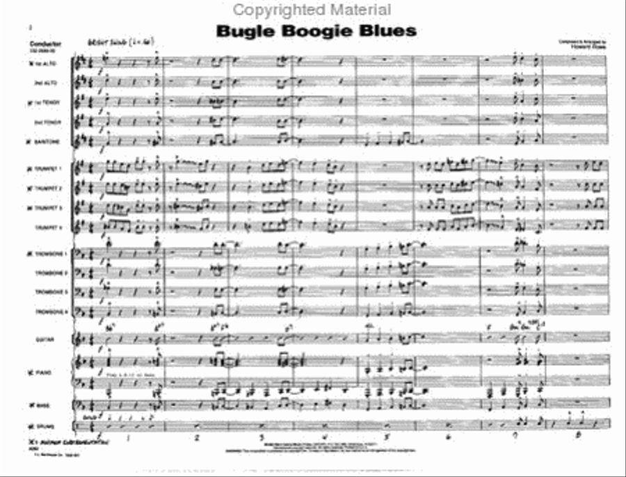 Bugle Boogie Blues Bugle Boogie Blues Jazz Ensemble scores gallery preview page 2