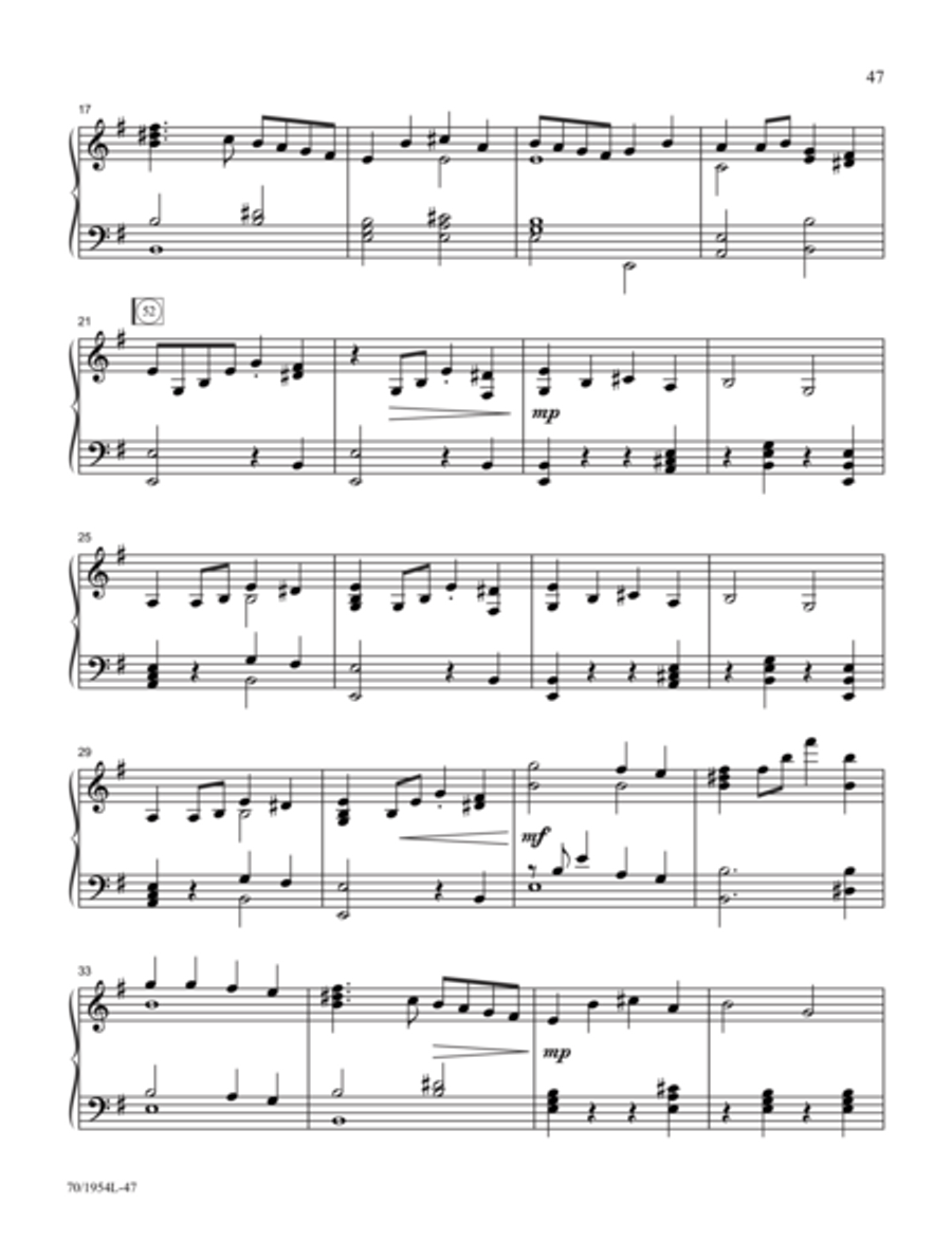 Christmas in Ivory Piano Solo scores gallery preview page 30