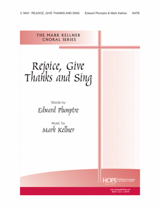 Book cover for Rejoice, Give Thanks and Sing