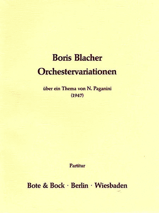 Ochestral Variations (1947)