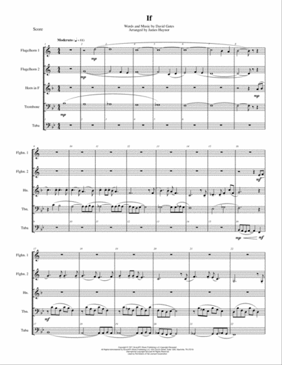 If Brass Ensemble scores gallery preview page 2