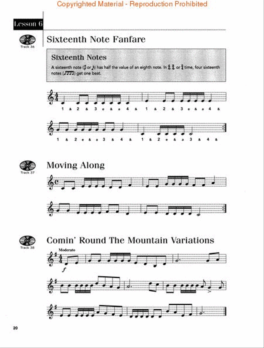Play Clarinet Today! Play Clarinet Today! Clarinet Solo scores gallery preview page 3