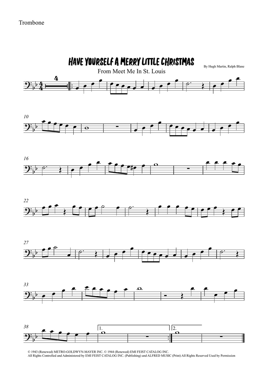 Have Yourself A Merry Little Christmas Piano scores gallery preview page 3