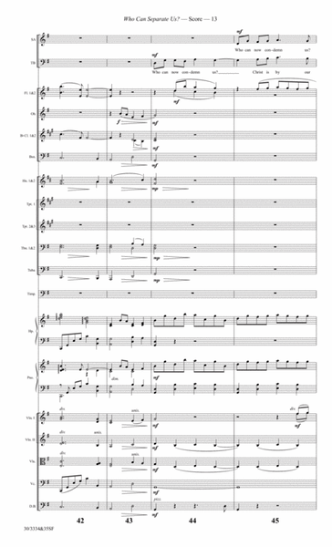 Who Can Separate Us? - Orchestral Score and CD with Printable Parts image number null