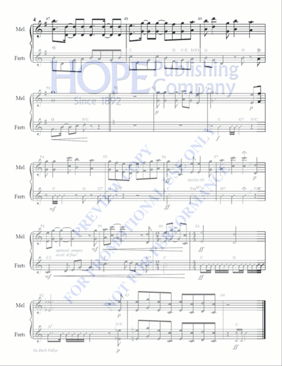No Dark Valley 5-Octaves scores gallery preview page 5