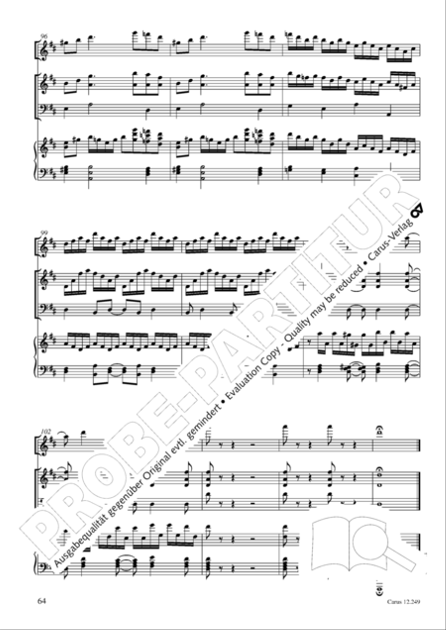Mause in der Michaelskirche 4-Part scores gallery preview page 65