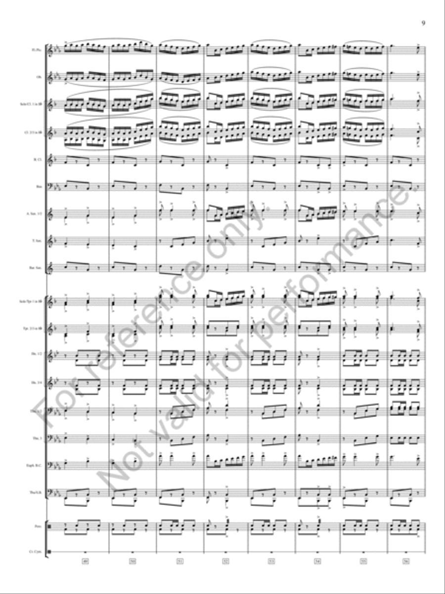 Marche Triumphant Marche Triumphant Concert Band scores gallery preview page 10
