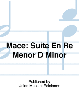 Suite En Re Menor D Minor (Azpiazu)