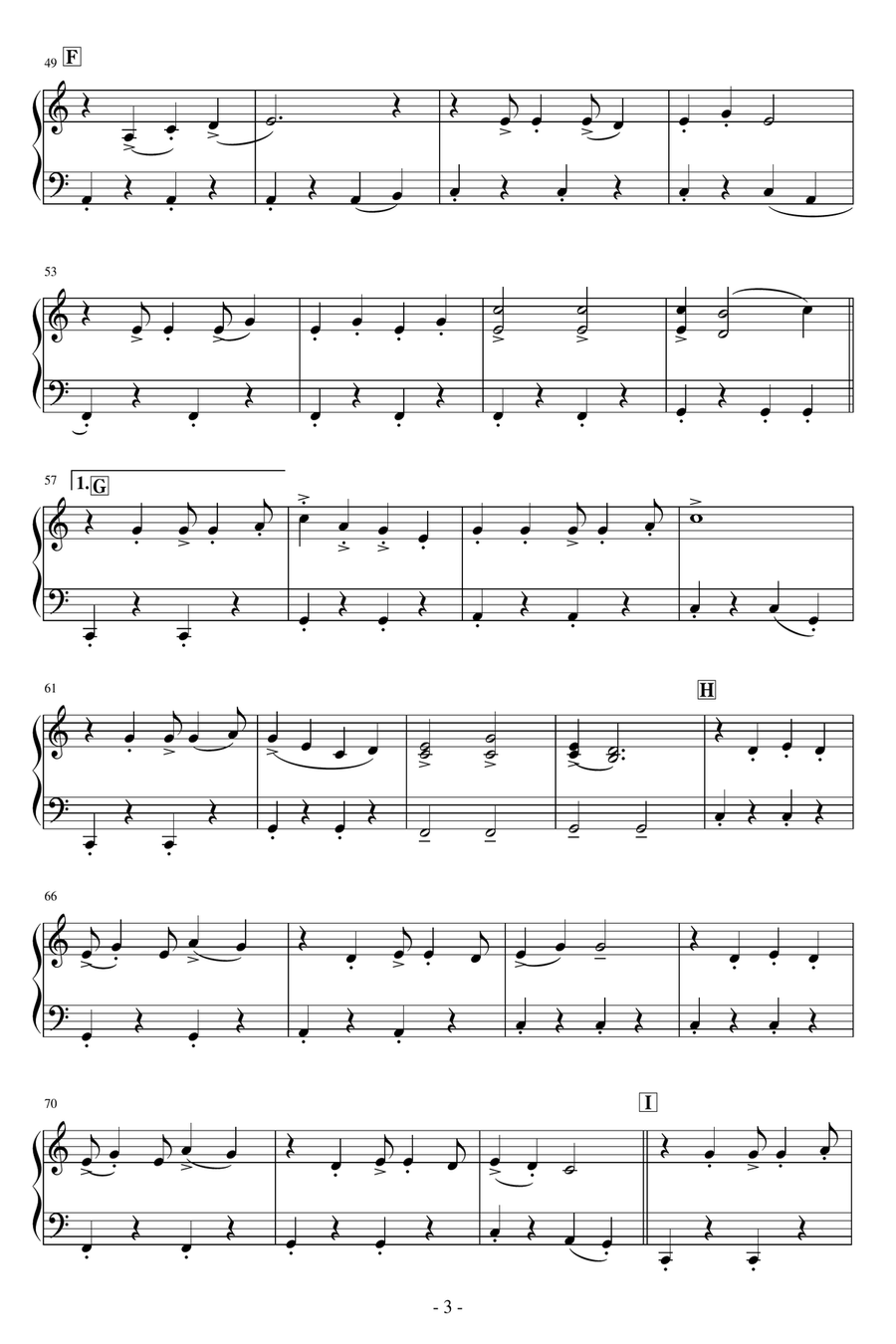 Where You Are Where You Are Easy Piano scores gallery preview page 3
