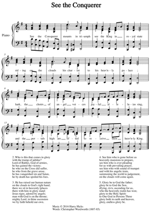 See the Conquerer. A new tune to a wonderful old hymn.