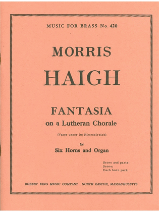 Fantasia On A Lutheran Chorale (horn Ensemble (5 Or More))