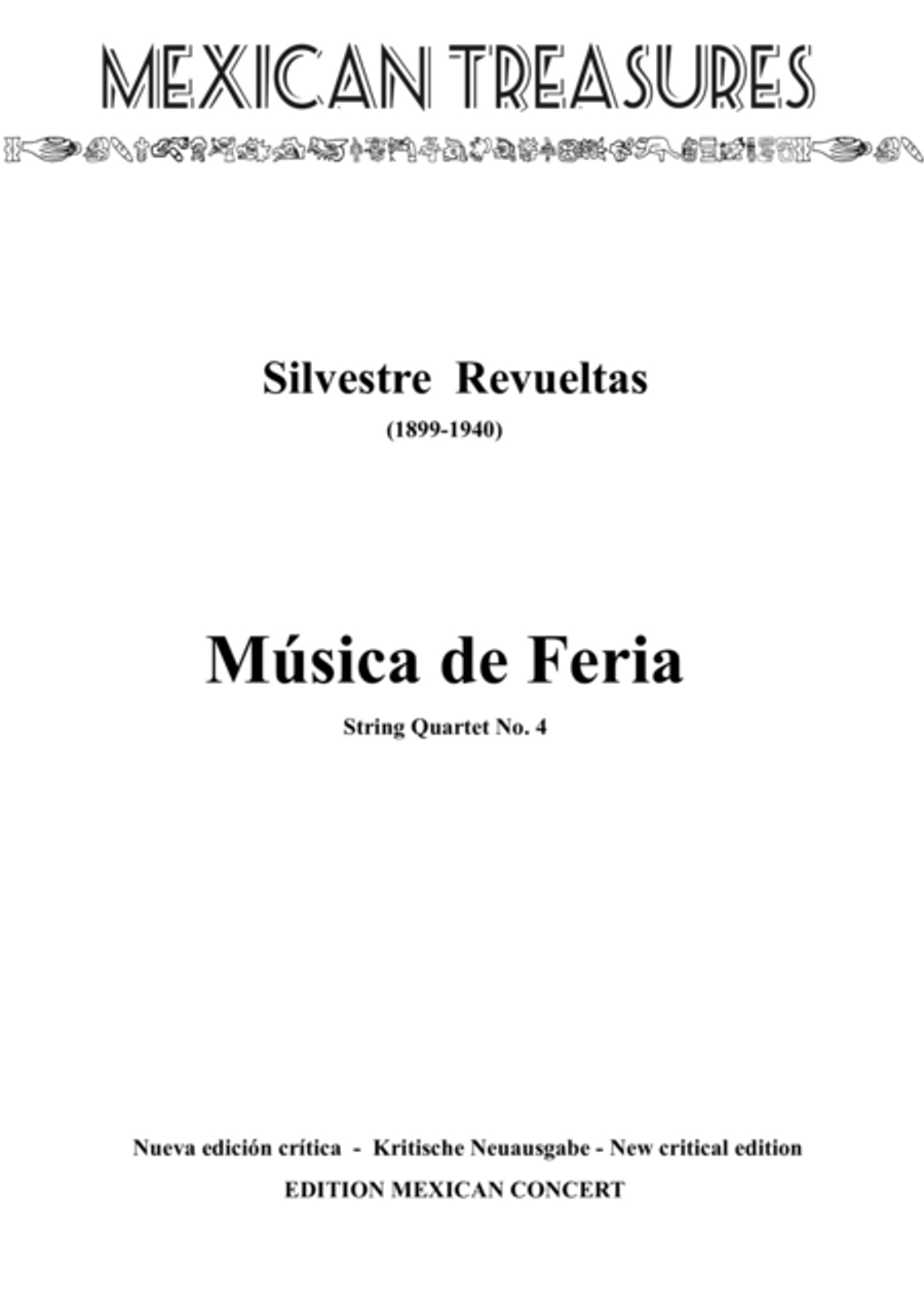 Musica de Feria String Quartet scores gallery preview page 1
