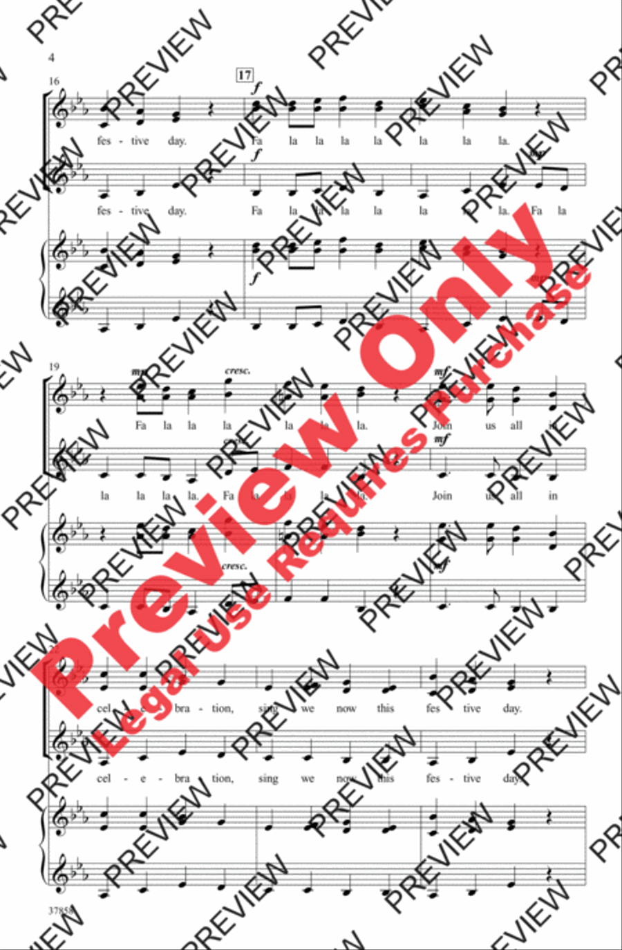 A Festive Madrigal A Festive Madrigal Women's Choir scores gallery preview page 4