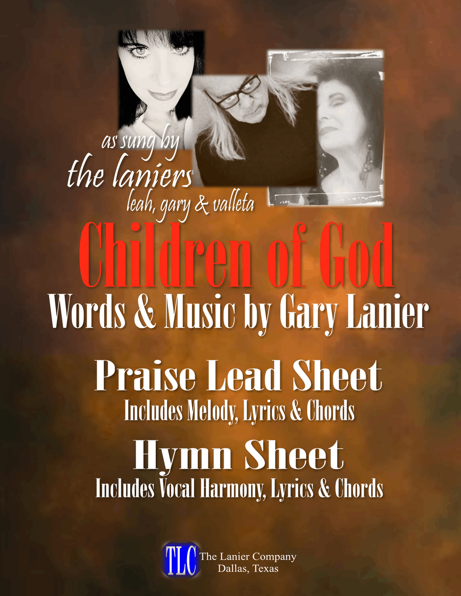 CHILDREN OF GOD, Lead Sheet (Melody, Lyrics, Chords) & Hymn Sheet (Vocal Harmony, Lyrics, Chords Voice scores gallery preview page 1