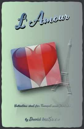 Book cover for L'Amour, Trumpet and Clarinet Duet for Valentines