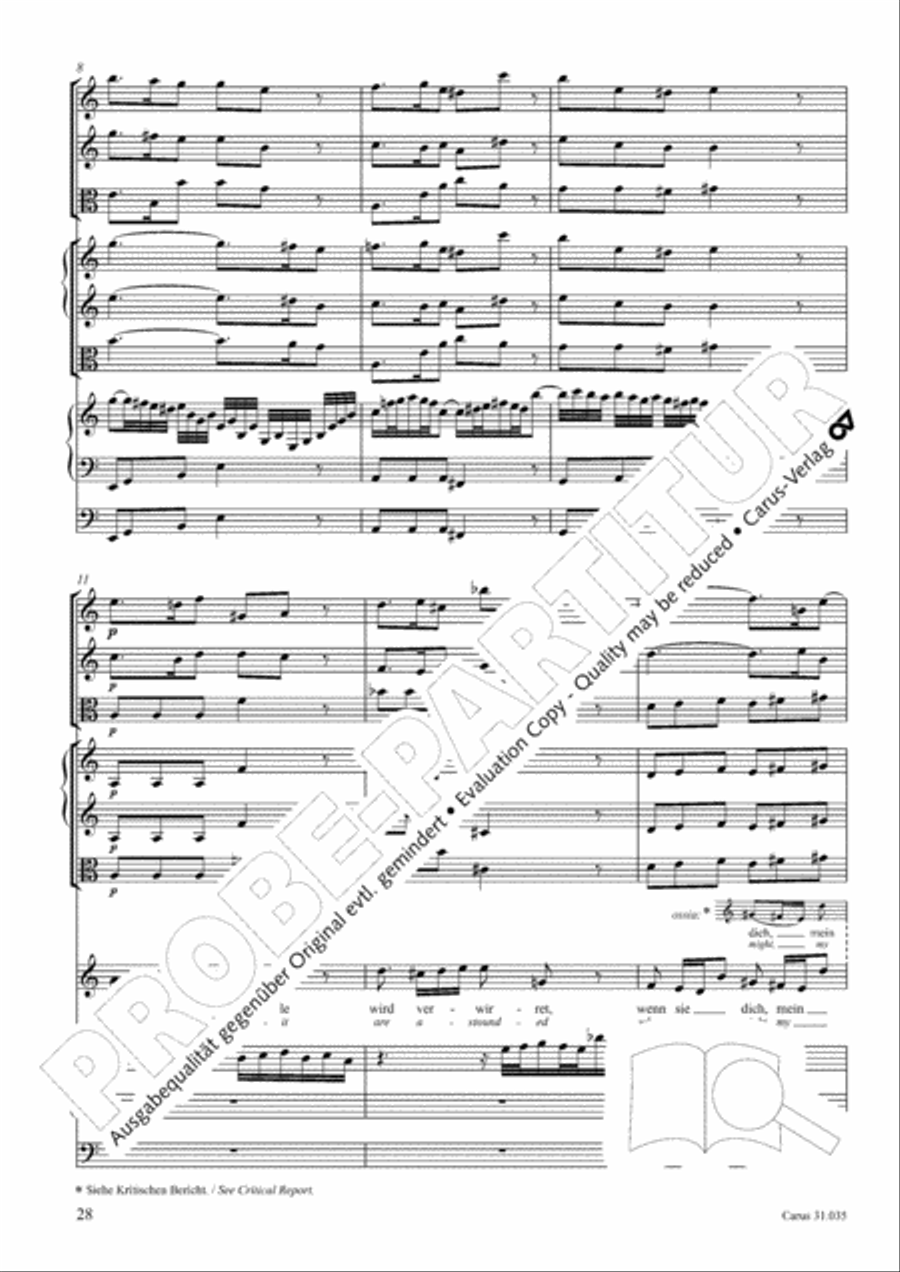 Soul and spirit are astounded (Geist und Seele wird verwirret) English Horn scores gallery preview page 29
