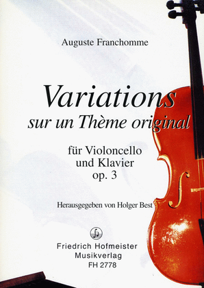 Book cover for Variations (F-Dur) op. 3