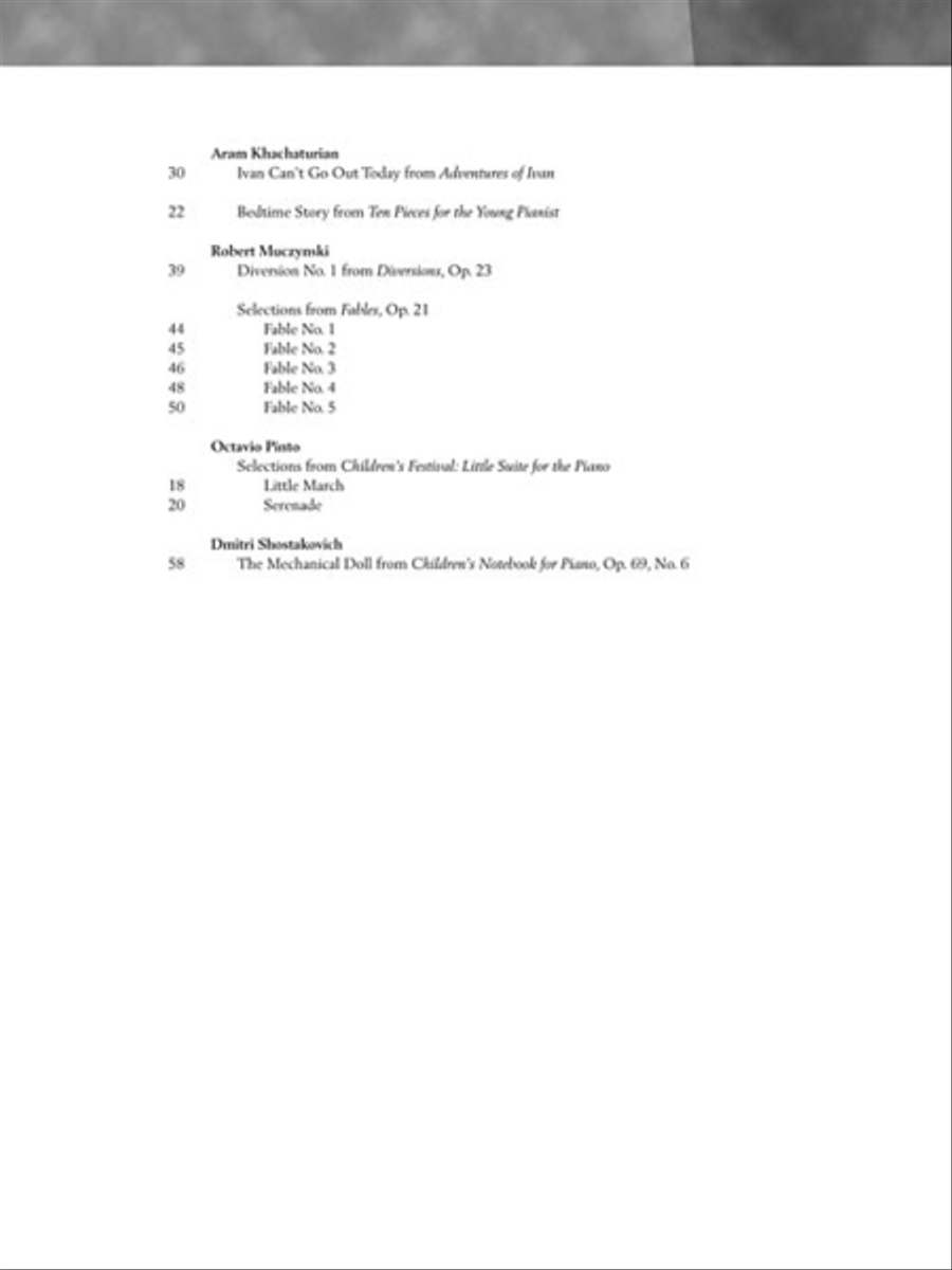 The 20th Century – Early Intermediate Level Piano Solo scores gallery preview page 5