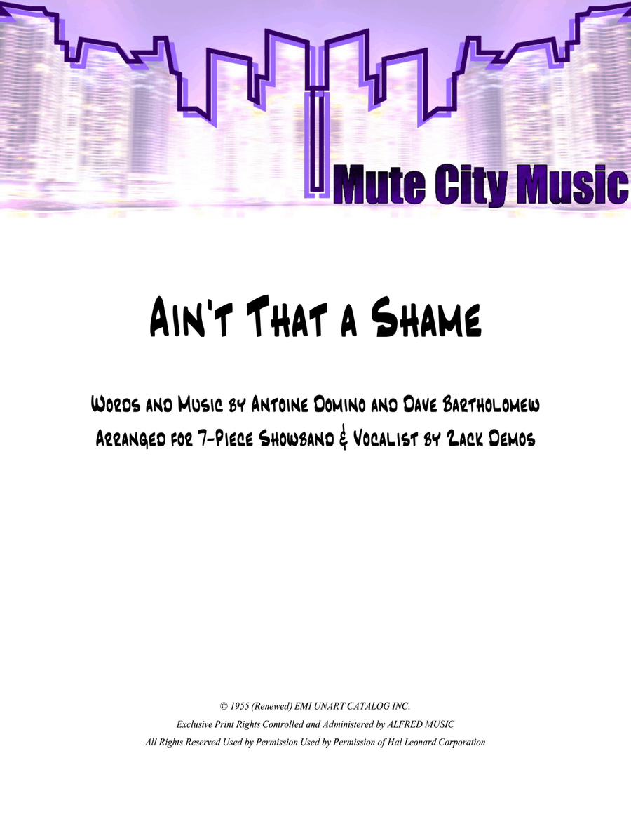 Ain't That A Shame Large Ensemble scores gallery preview page 1