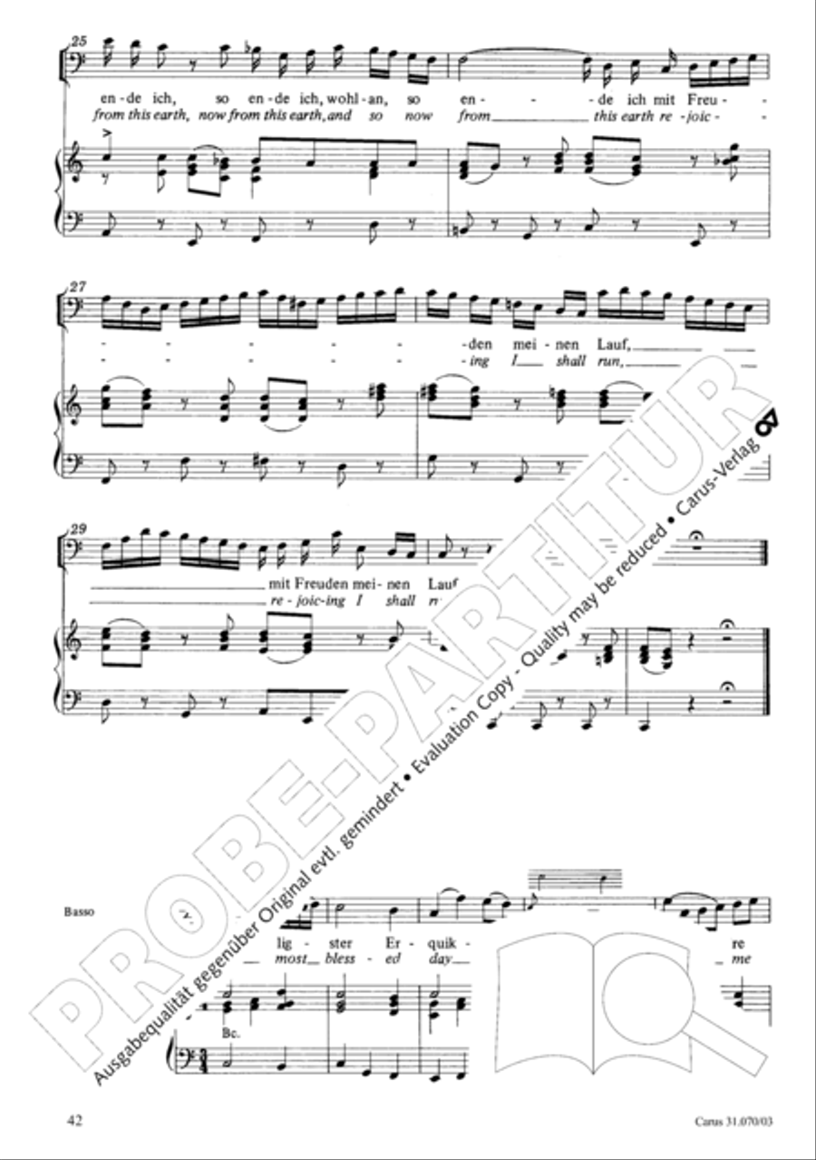 Watch now, praying, praying, watch now (Wachet! betet! betet! wachet!) 4-Part scores gallery preview page 46