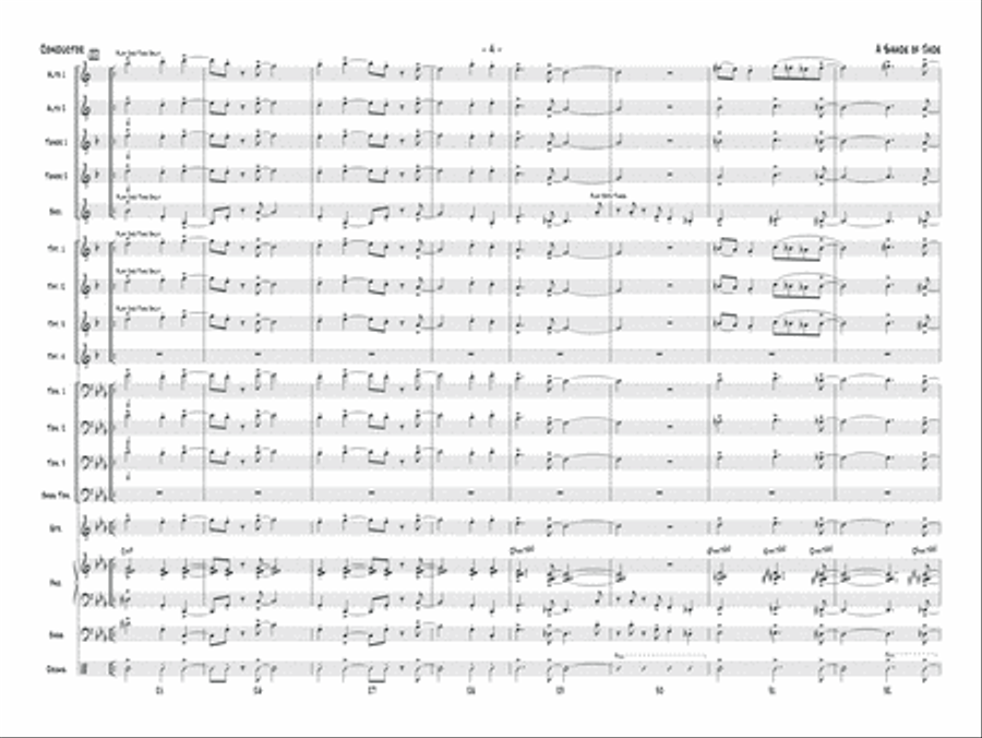 A Shade of Jade: Score Jazz Ensemble scores gallery preview page 6